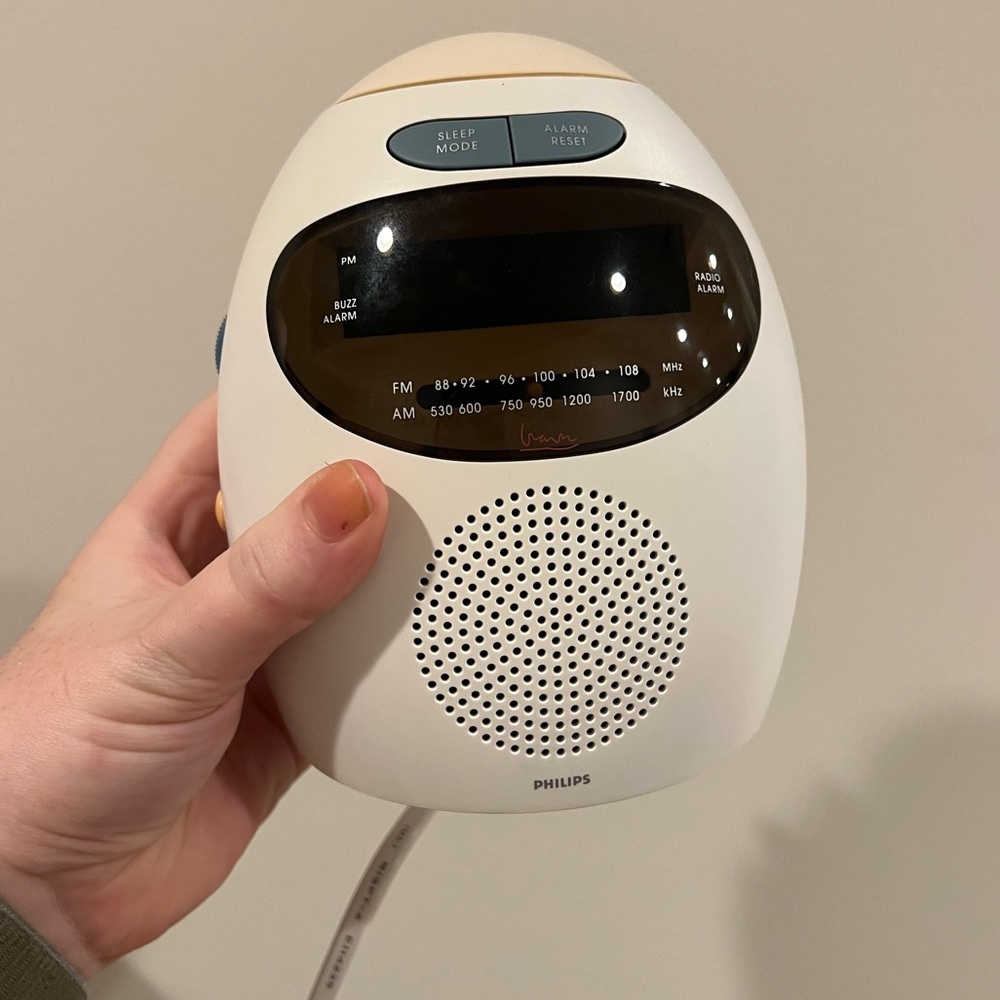 Philips Michael Graves post modern clock radio